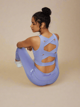 Shop-Padded Cross Back Crop Top Periwinkle