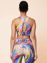 Shop-High Impact Action Bra With Clasp Radiance Print