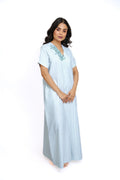 Mistleaf – Embroidered Cotton Nighty