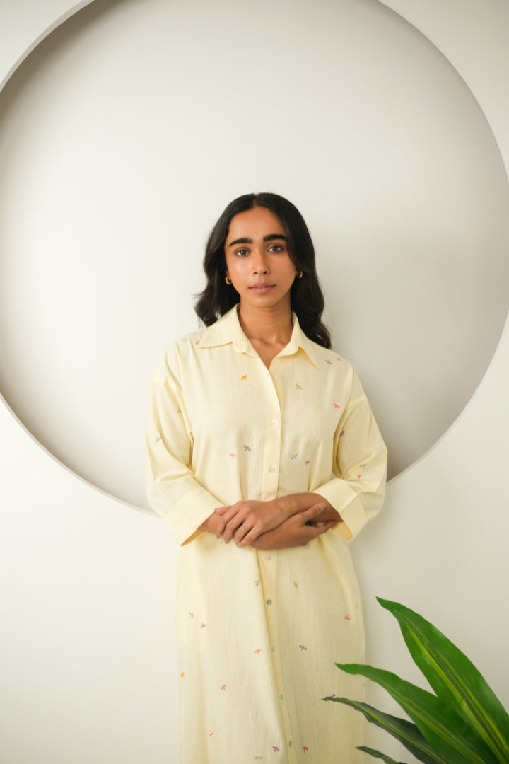 Buttercup Breeze - Cotton Sleep Shirt