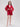 Red Robe With Lace Sleeves
