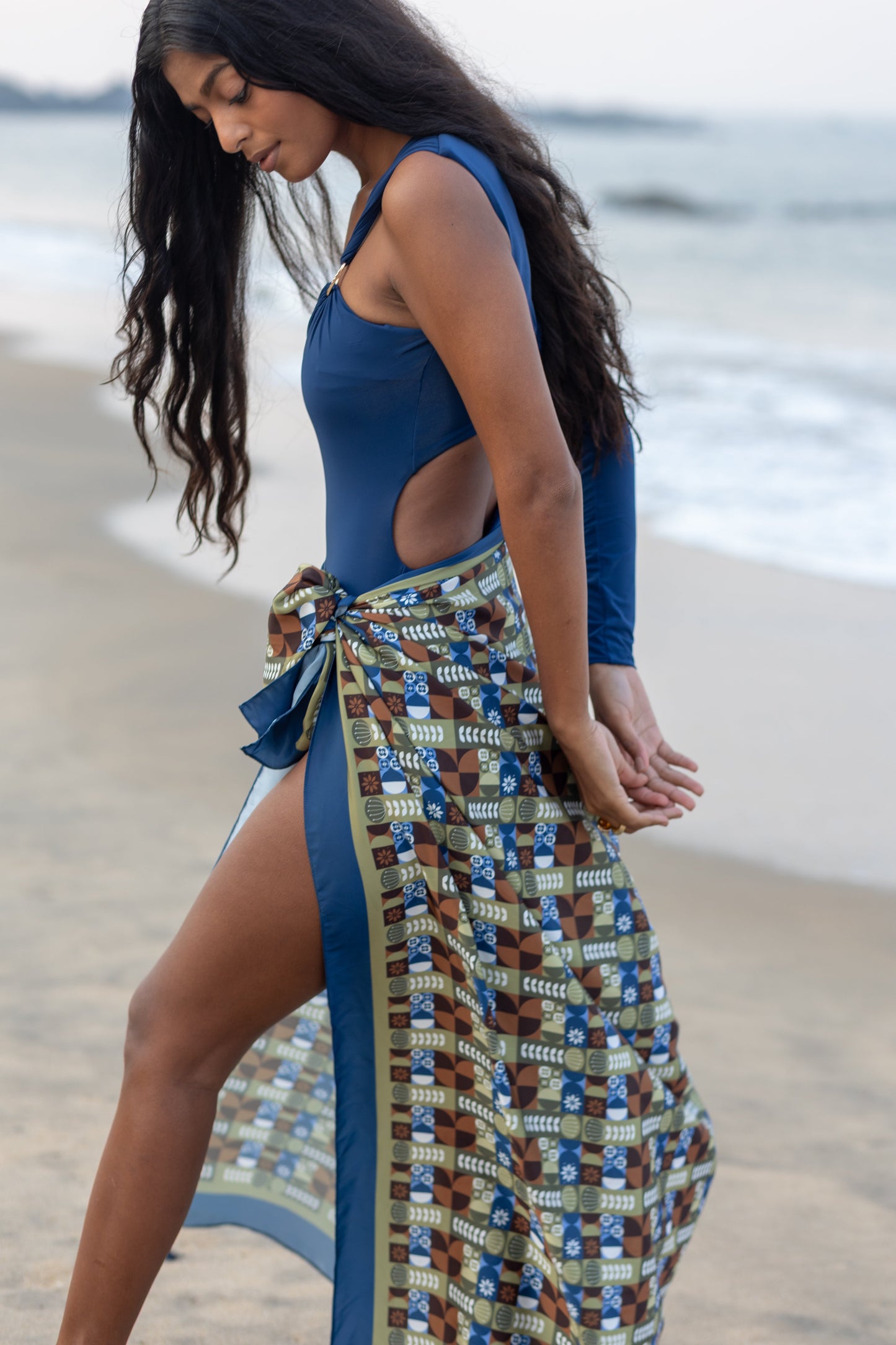 Yen Swimsuit Paired With BB Sarong