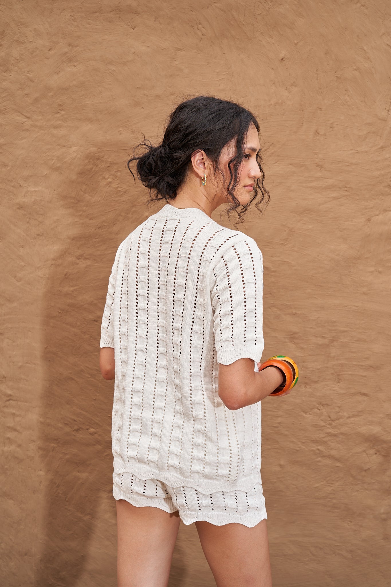 Allegro Knit Co-ord Set - White