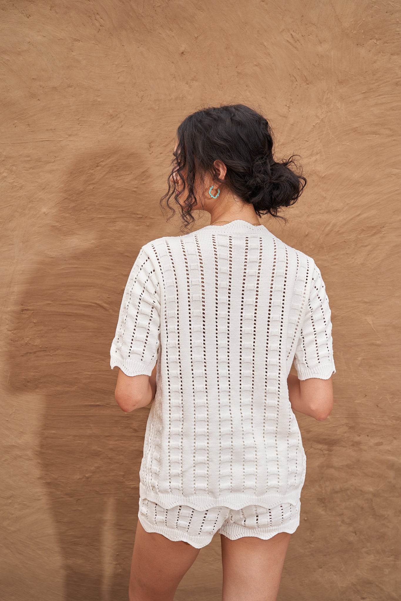 Allegro Knit Co-ord Set - White