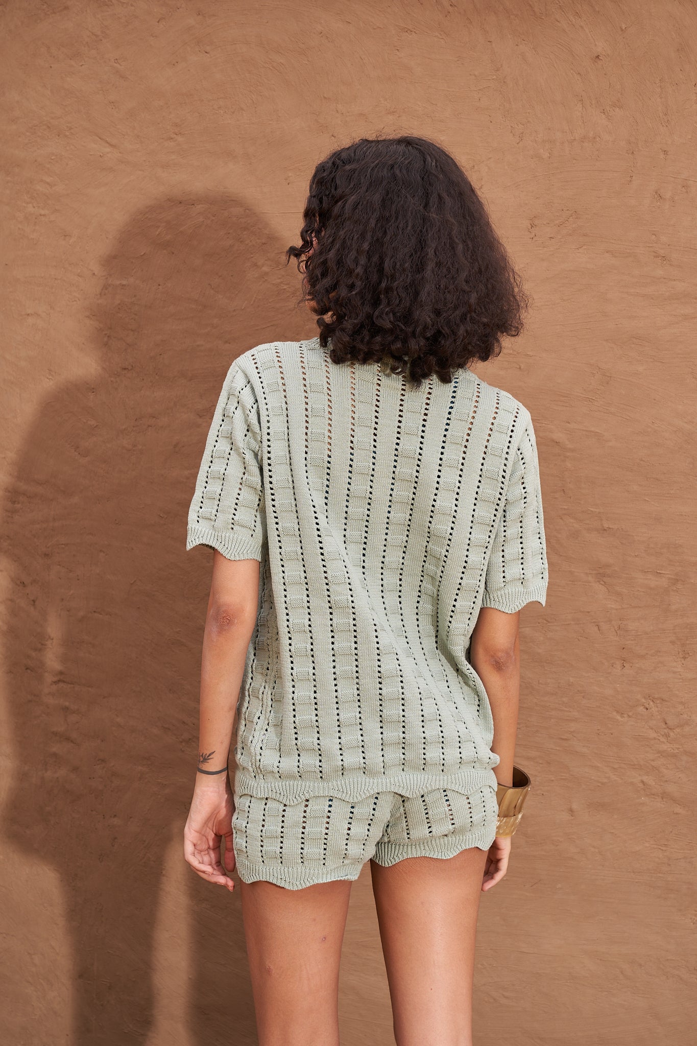 Allegro Knit Co-ord Set - Sage Green