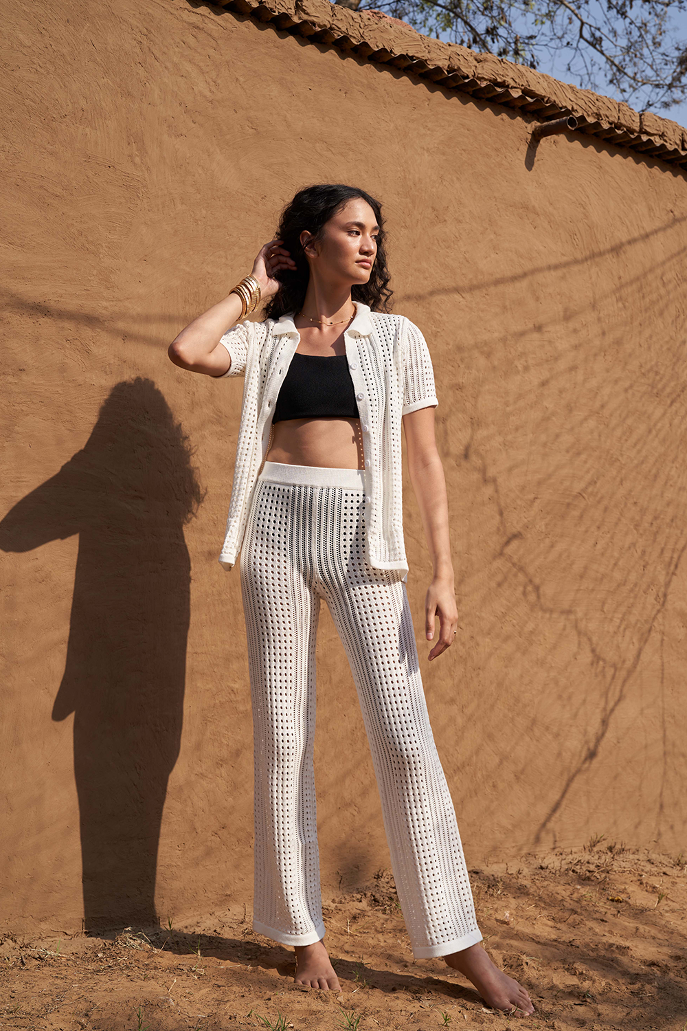 Isabella Co-ord Set - White