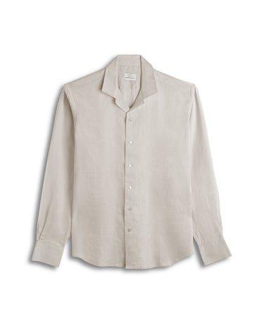 Sand Cuban Collar Shirt