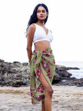 Lettuce Coral Sarong by AOBA