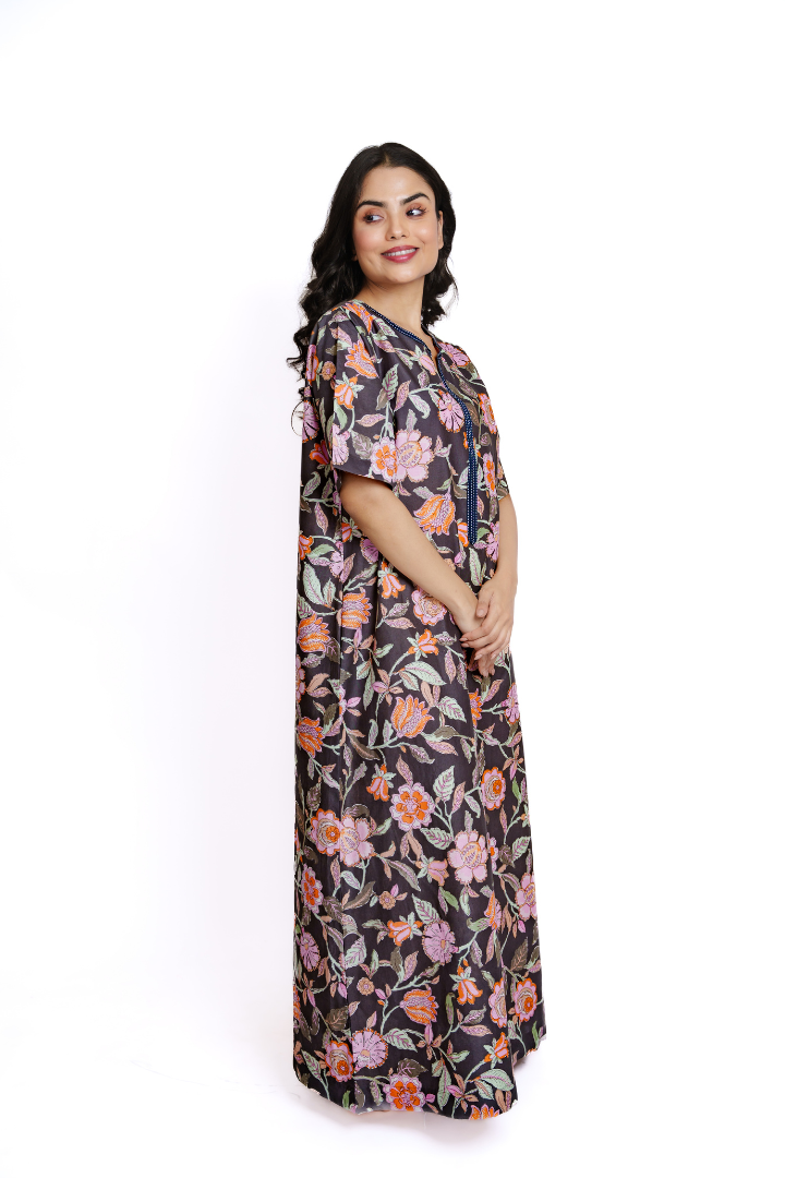 Twilight Garden -Cotton Nighty