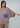 Taupe Embroidered Co-ord Set with Blue Floral Accent