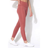 Ath Perform 7/8 High Waist Leggings Marsala-Leggings-Silvertraq-Silvertraq