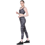 Aura Round Neck Sports Bra Dark Camo-Padded Sports Bra-Silvertraq-Silvertraq