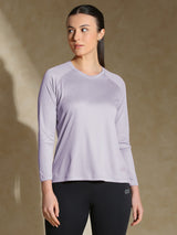 Shop-Aero TraqDry Long Sleeve Tee Lilac