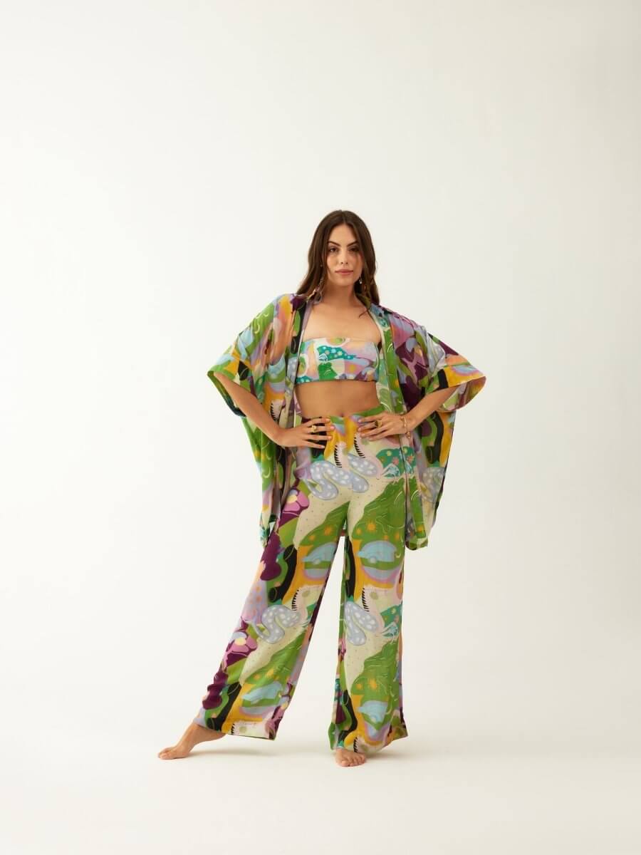 Fermouar Bustier With Doric Pants With Doric Shirt