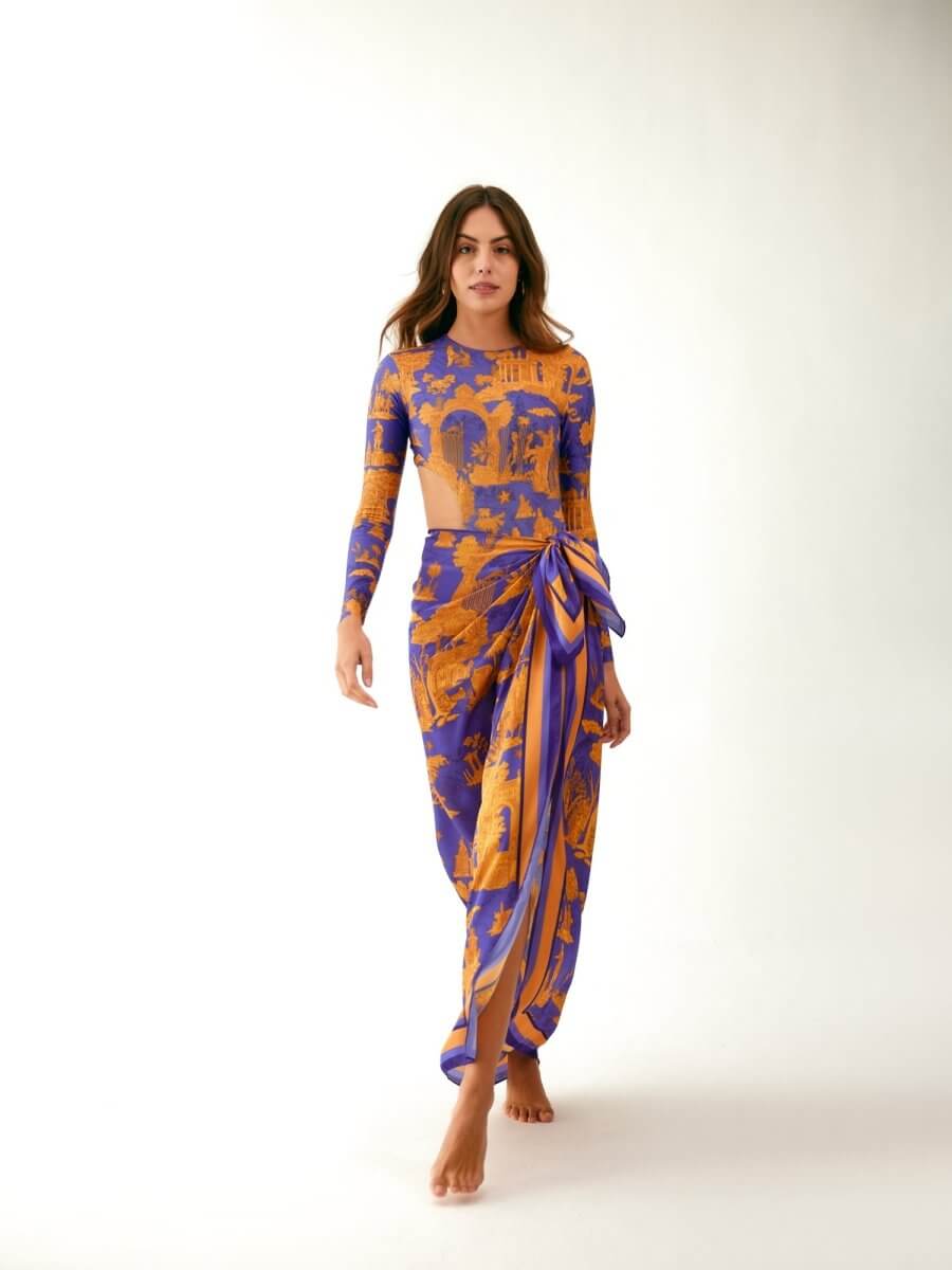 Halo Surfsuit with Beach Bum Sarong