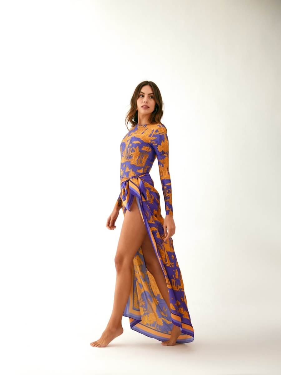 Halo Surfsuit with Beach Bum Sarong