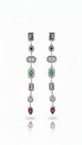 Argent Pastel Pour Earrings
