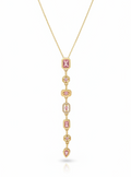 Blush Pastel Pour Necklace