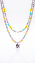 Candy Colada Layered Beaded Necklace