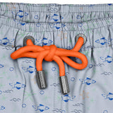 House of Malabaar boy's ocean life print swim shorts.