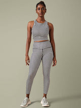 Shop-Ath Track 7/8 Leggings Houndstooth
