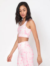 Shop-Pink Shibori Luxe Crop Top