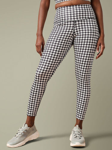 Shop-Ath Track 7/8 Leggings Houndstooth