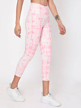 Shop-Pink Shibori Luxe Leggings