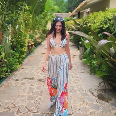 Tooti Frooti Printed Co - Ord Set - AOBABEACHWEAR