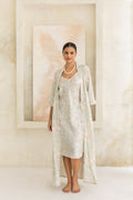 Mint green floral pearl Nightgown set