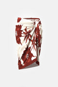 Brown Oversize Floral Sarong