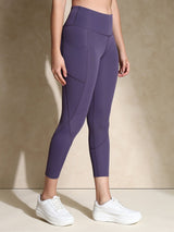 Shop-Purple Cadet High Impact Action Bra & Aura Leggings