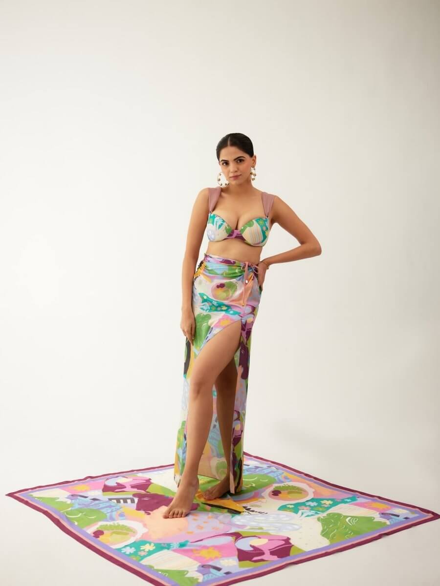 Voutia Bikini Set With Synoro Skirt
