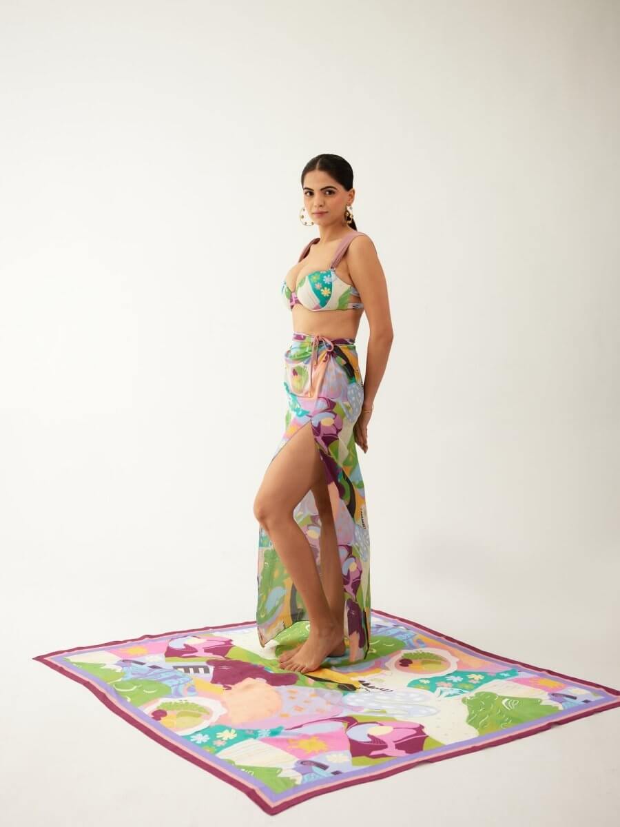 Voutia Bikini Set With Synoro Skirt