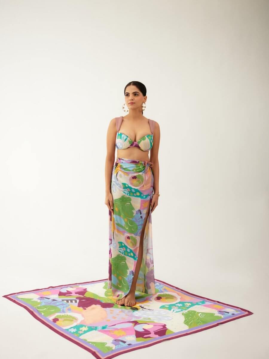 Voutia Bikini Set With Synoro Skirt