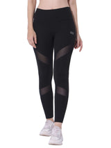 Silvertraq Mesh Cross Leggings Black-Leggings-Silvertraq-Silvertraq