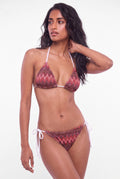 Wavy Crochet Triangle Bikini Top