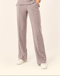 Beige Ottoman High-Rise Flared Pant