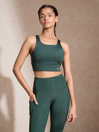 Shop-High Impact Action Bra With Clasp Sage