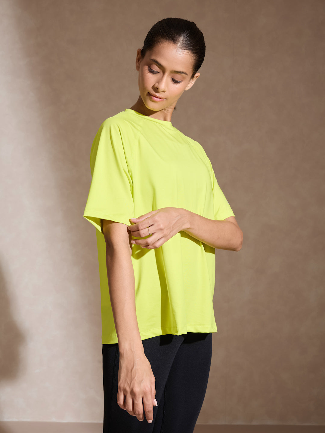 Traqfit Raglan Tee Lime