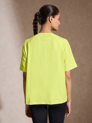 Shop-Traqfit Raglan Tee Lime