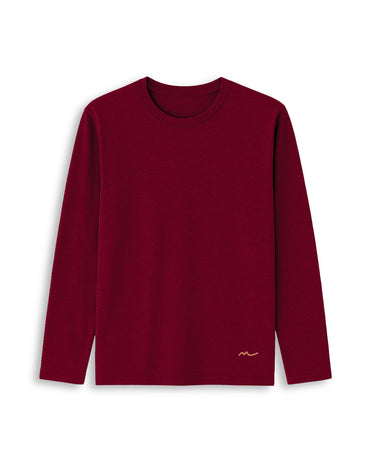 Long Sleeves Loungewear - Merlot
