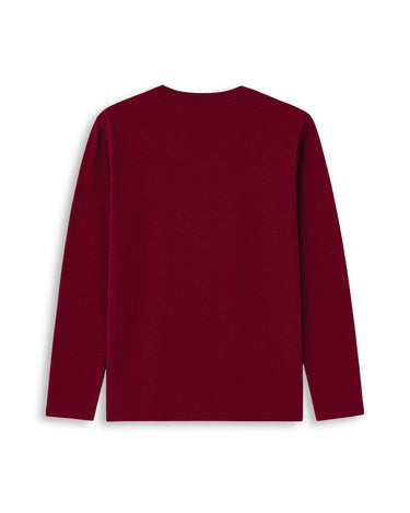Long Sleeves Loungewear - Merlot