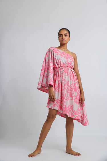 Abstract Print – Spaghetti Strap Beach Dress