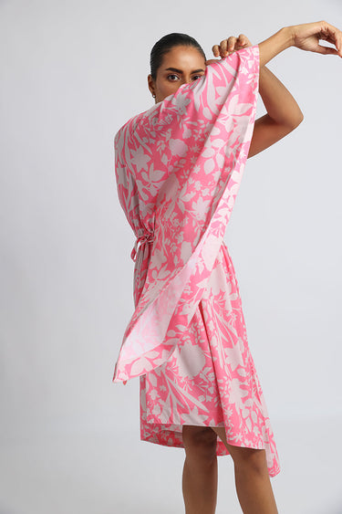 Abstract Print – Spaghetti Strap Beach Dress