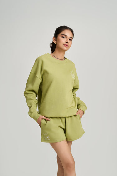 Club Logo Fern Green Set Women