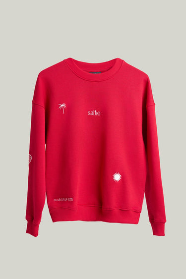 Club Motifs Cherry Red Sweatshirt