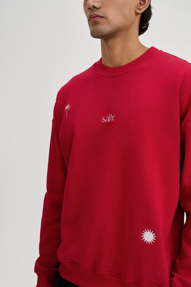 Club Motifs Cherry Red Sweatshirt