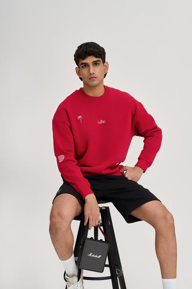 Club Motifs Cherry Red Sweatshirt