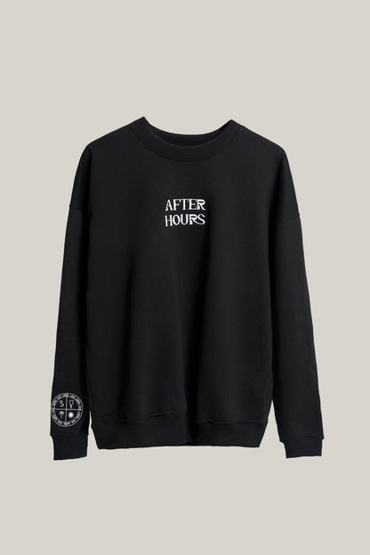 After Hours Black Sweatshirt Women